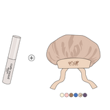 brow gel & satin cap combo